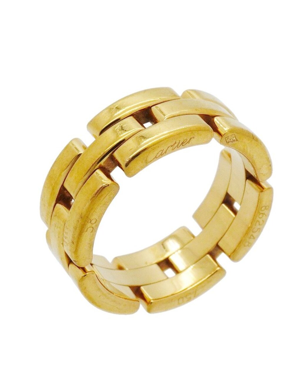 Cartier Ring Maillon Panthere Row 18k Yellow Gold